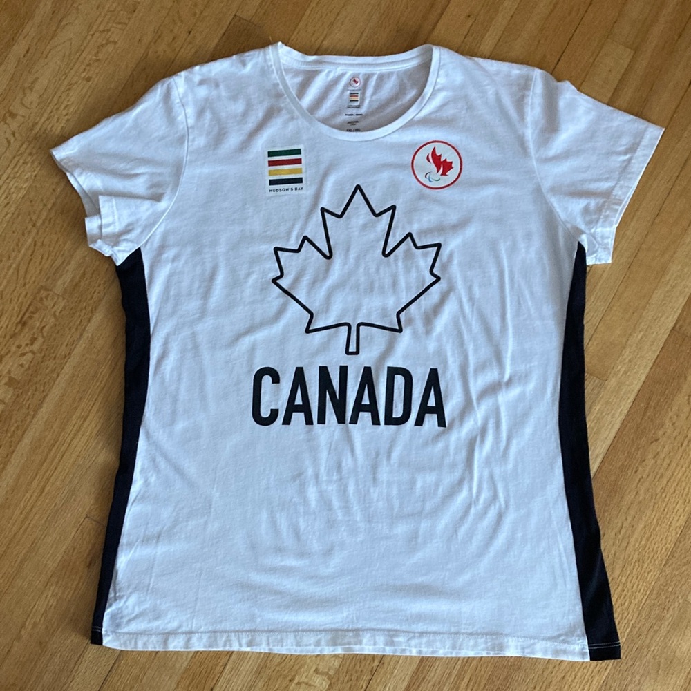 2016 HBC Olympic/Paralympic Canada White Short Sleeve Tee